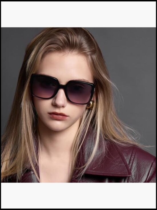 Oversized Nylon Lens Polarized UV400 Sunglasses main image 5